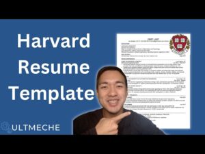 harvard resume template